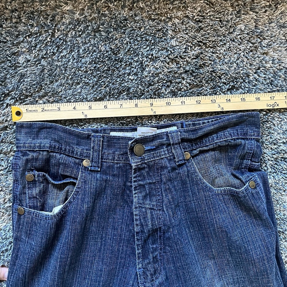 Rich Kids Men's Grunge Skater Wide Leg Relaxed Jeans Sz 32x34 Actual: 32Wx32L - Picture 5 of 10